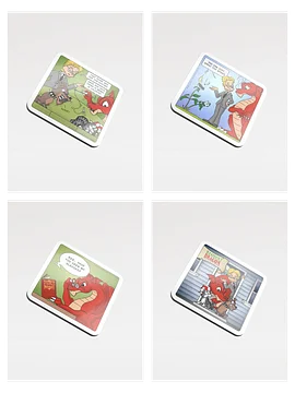 Resident Dragon Four Coaster Set - Buy and Save!