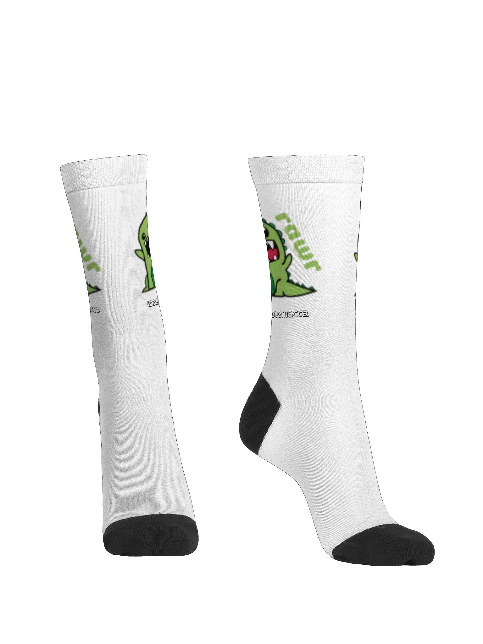 Dinorawr logo Socks in white! product image (2)