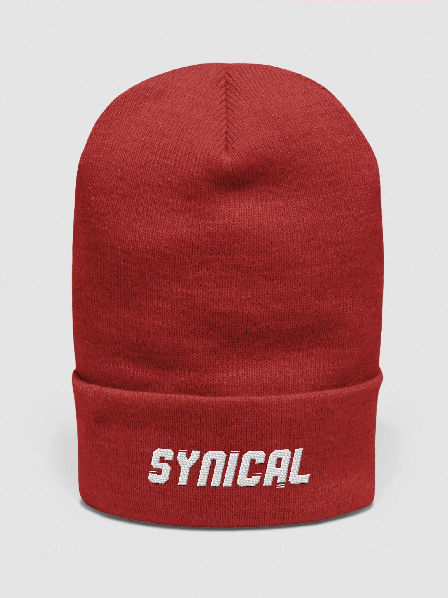 Synical White Text Beanie product image (16)