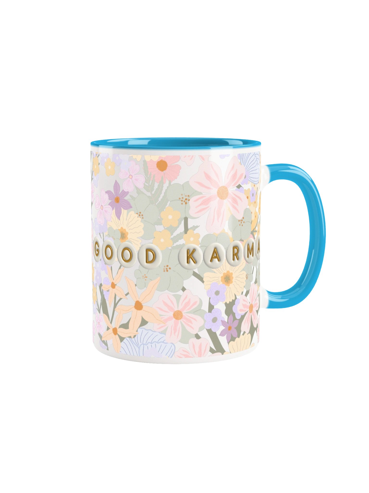 Good Karma Floral Mug product image (1)