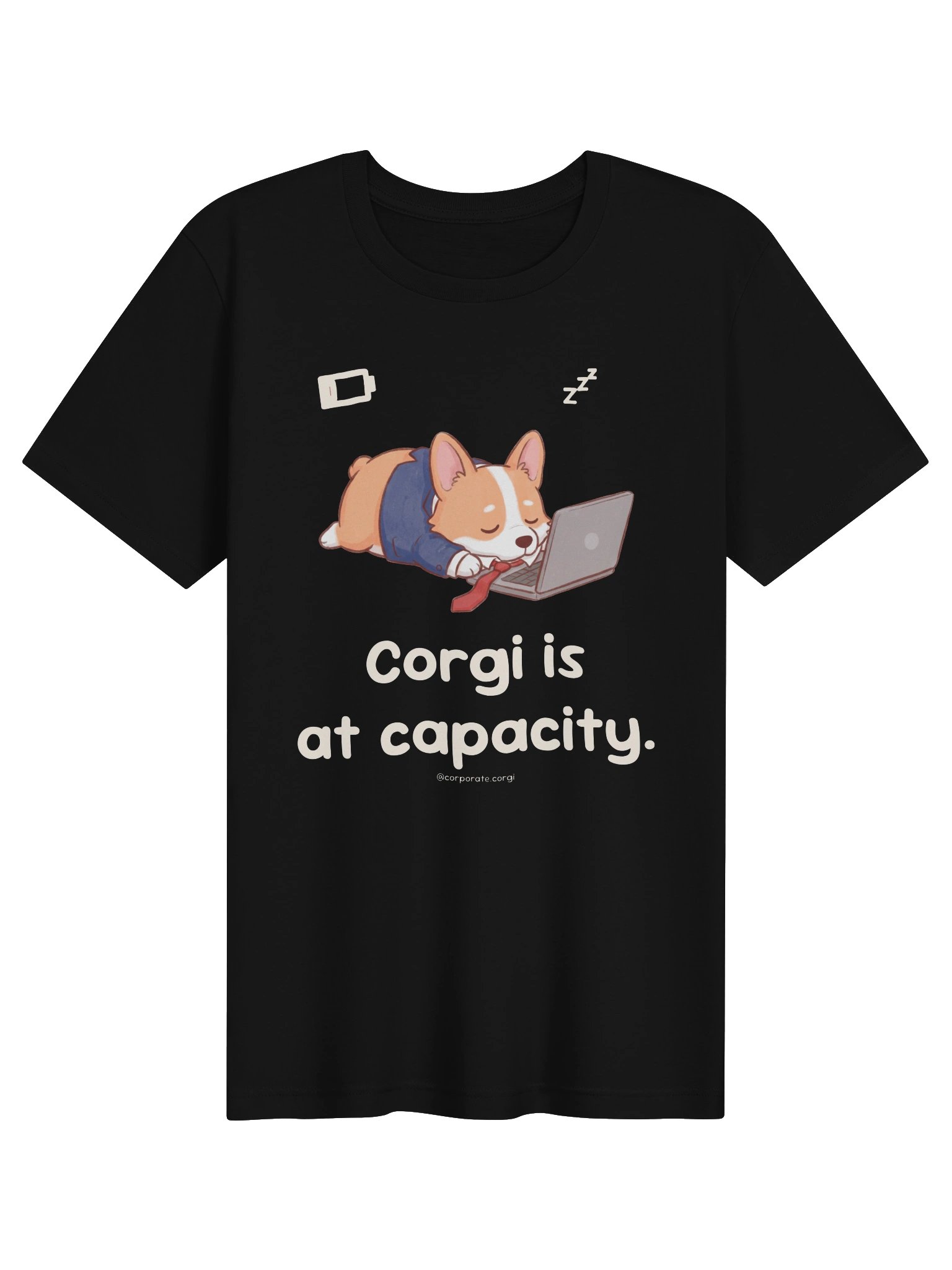Corgi Is at Capacity Tee product image (1)
