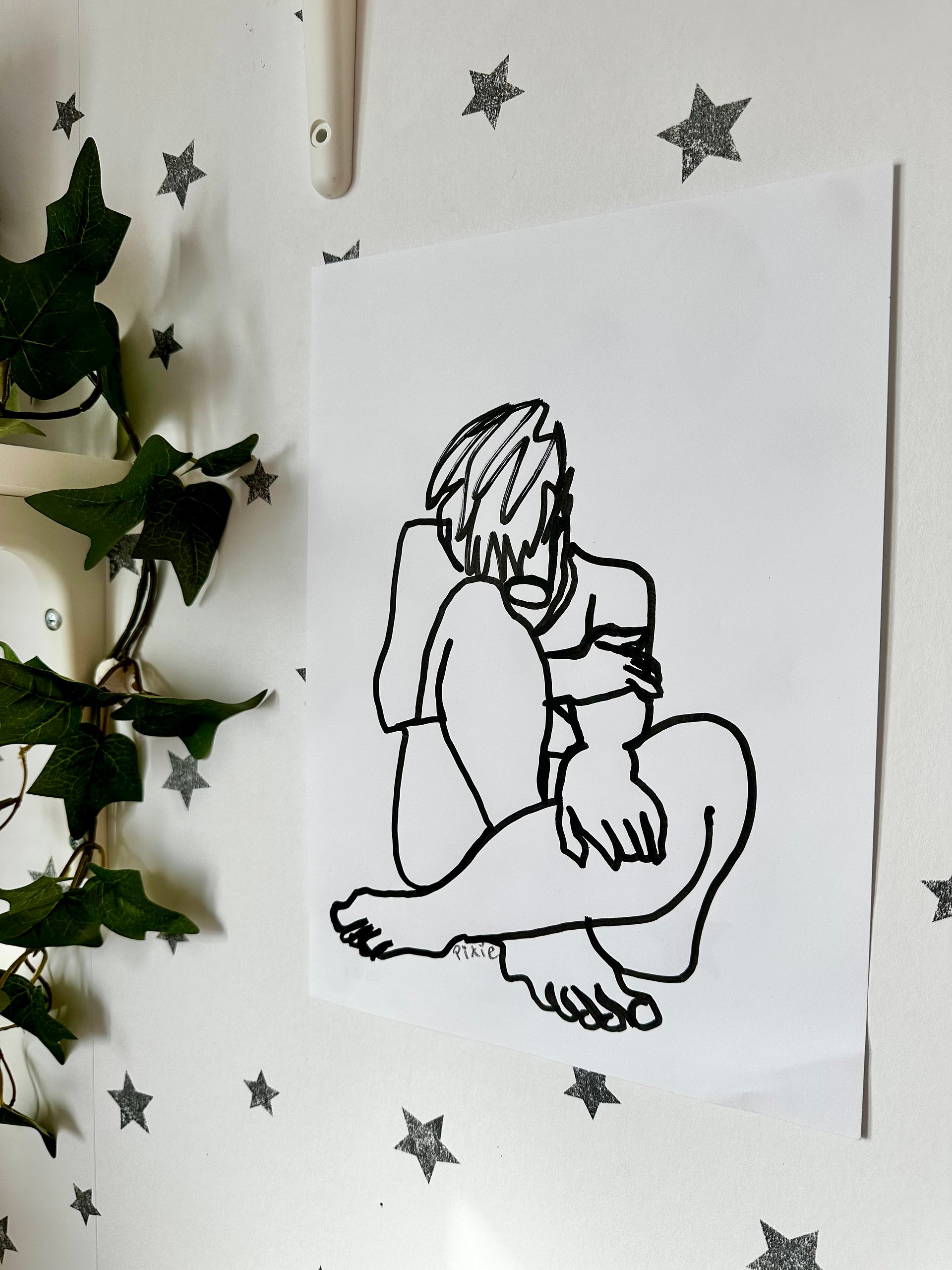 ’winter’ original drawing from ’poetry f*cks’ product image (1)