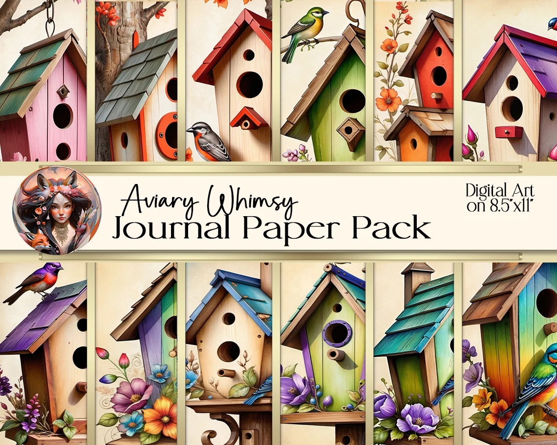 Aviary Whimsy Digital Art product image (1)