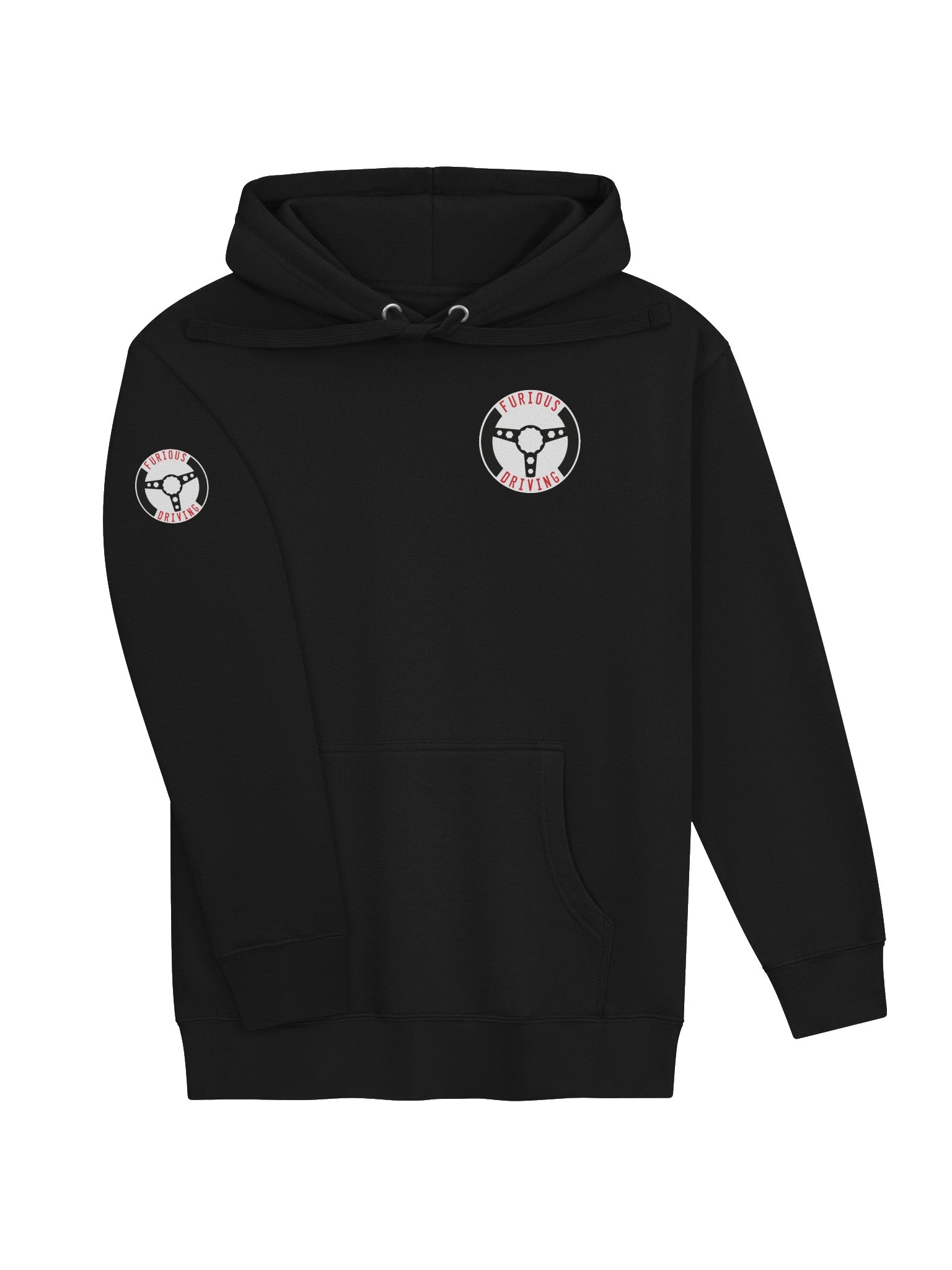 Furious Driving hoody with FD '80s text logo on back product image (3)