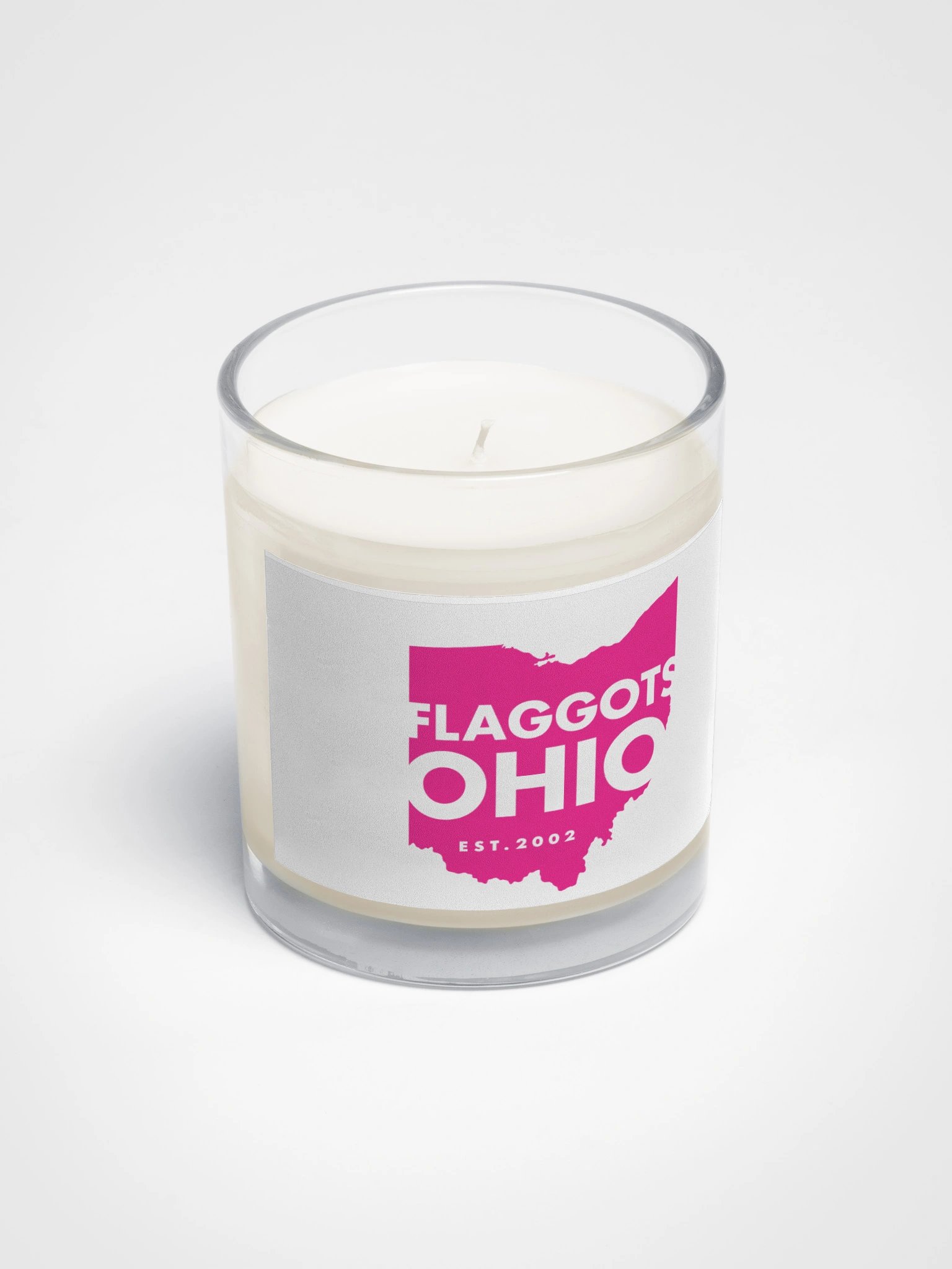 Pink logo candle product image (2)