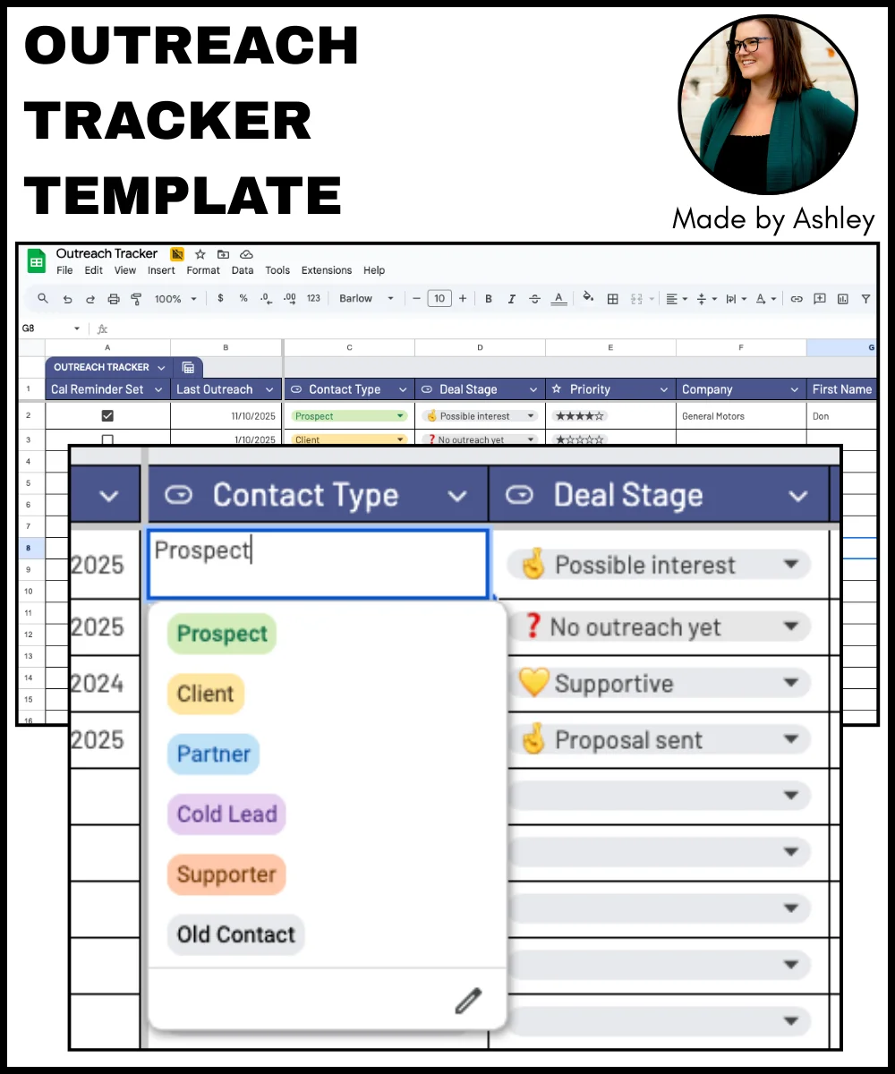 TEMPLATE: Outreach Tracker product image (1)