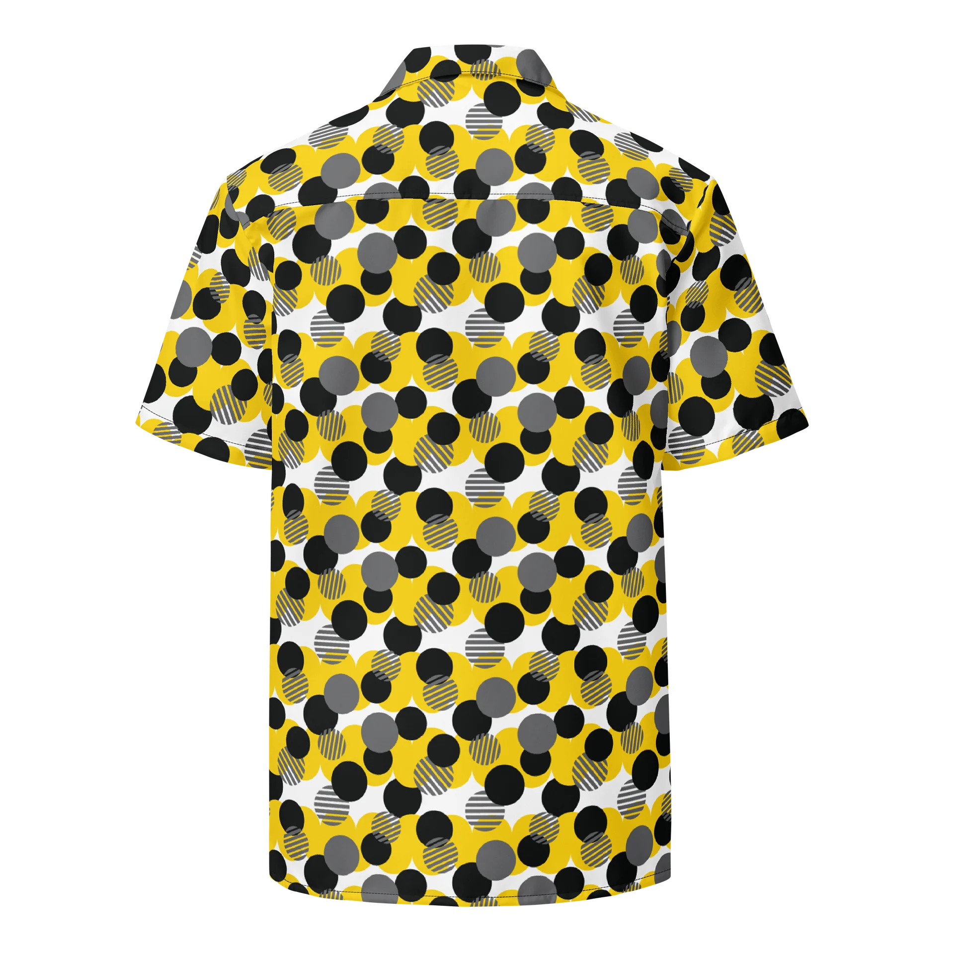 Cozy Chic Modern Geometric Polka Dot All-Over Print Unisex Button Shirt product image (2)