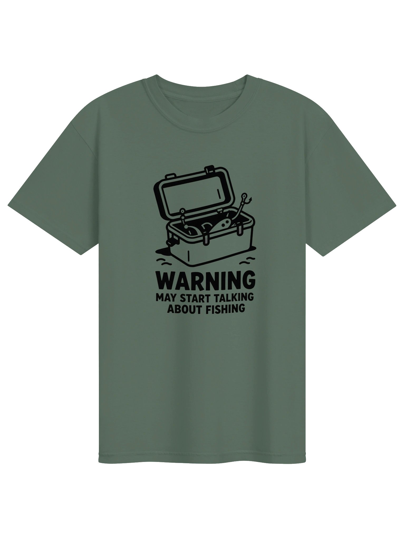 Warning: May Start Talking About Fishing T-Shirt product image (1)