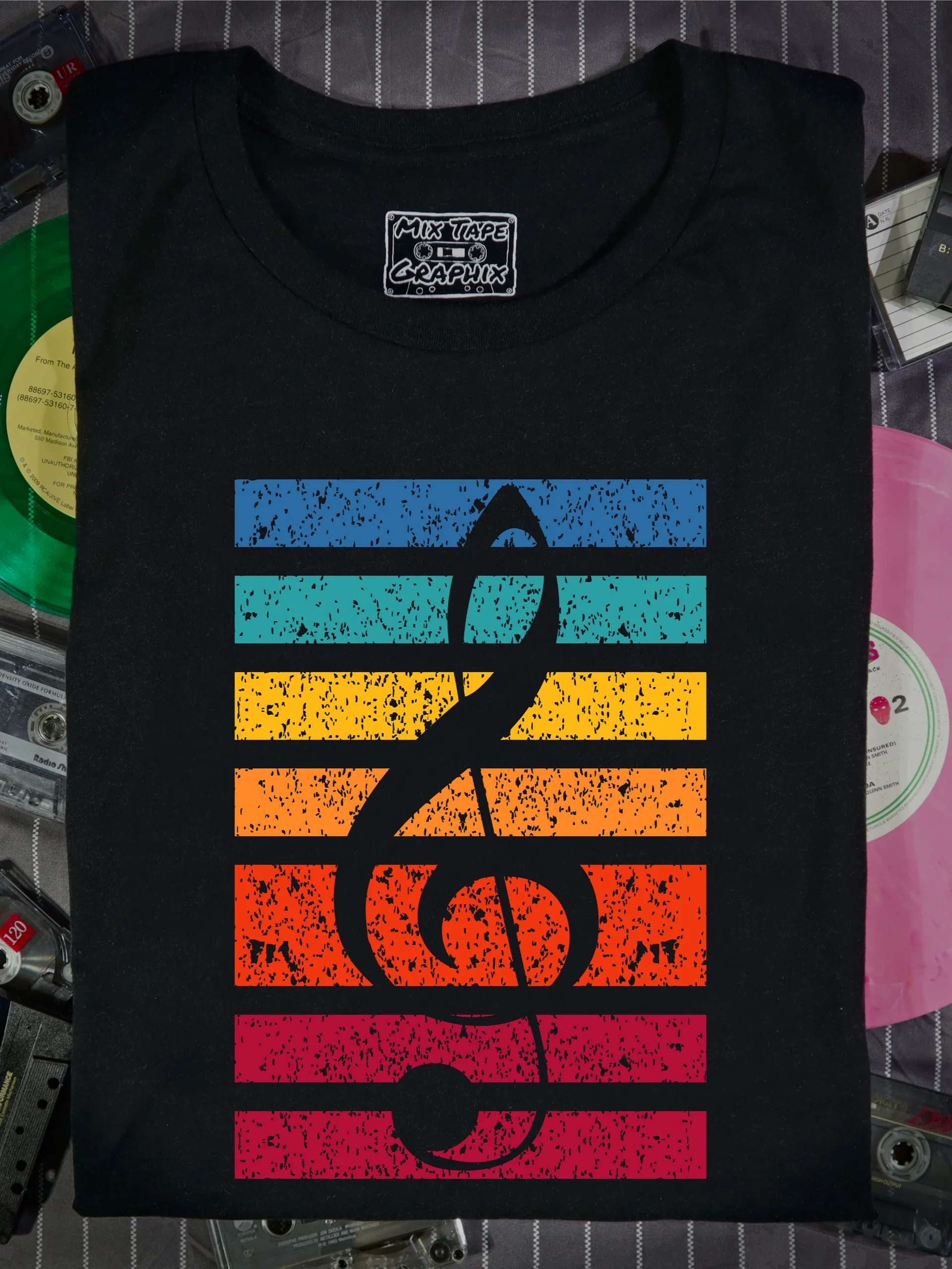 Treble Clef On Colors product image (1)