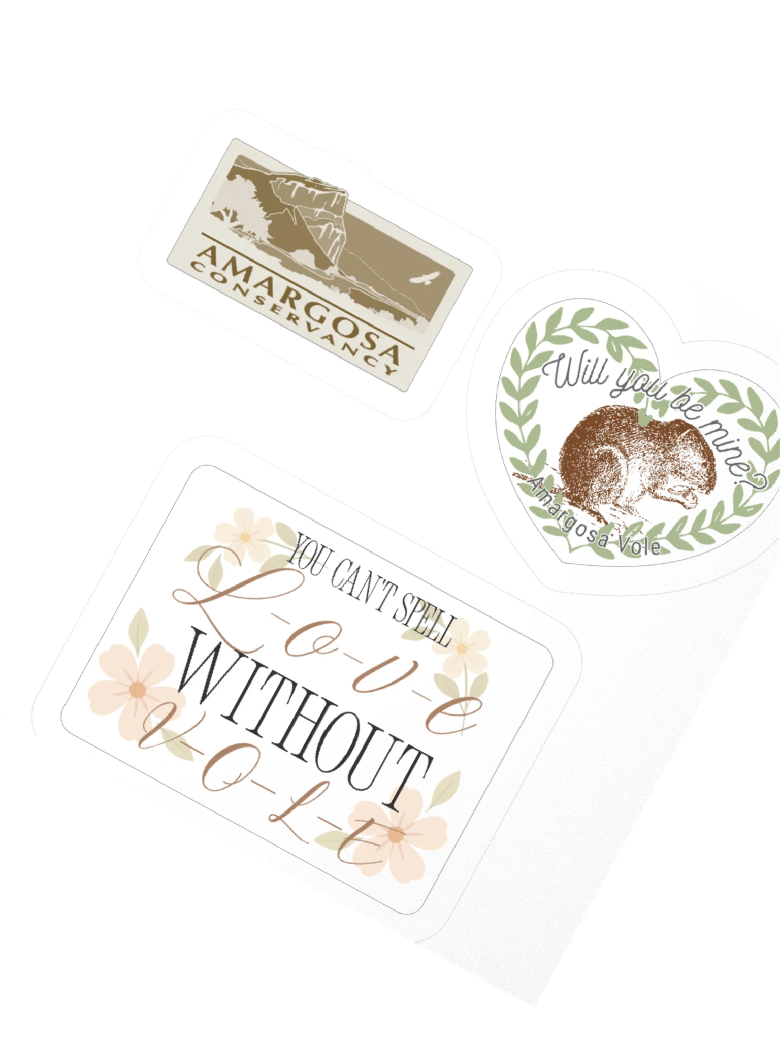 Vole Love Sticker Sheet product image (2)