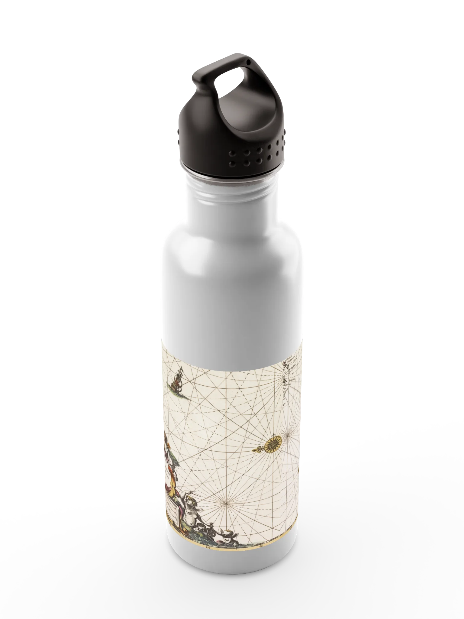 Antique Nautical Map H2Go Bolt Water Bottle product image (7)