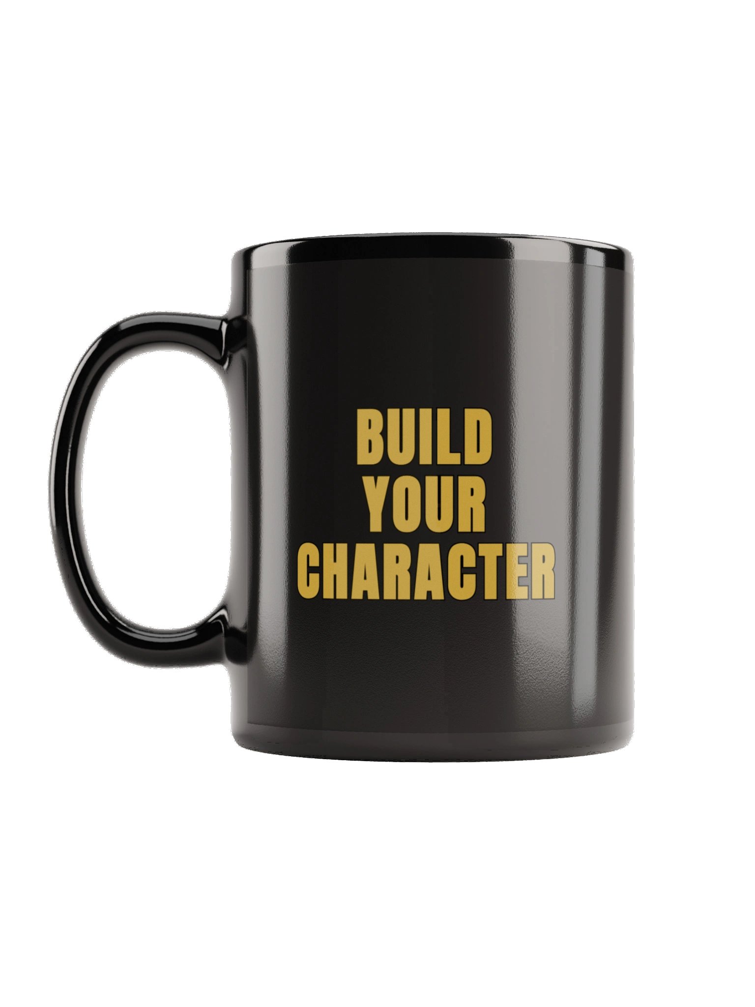 Build Your Character — Black Mug product image (2)