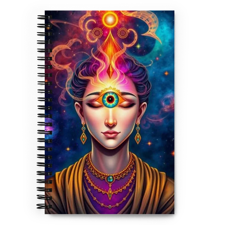 Mystic Third Eye Spiral Notebook product image (1)
