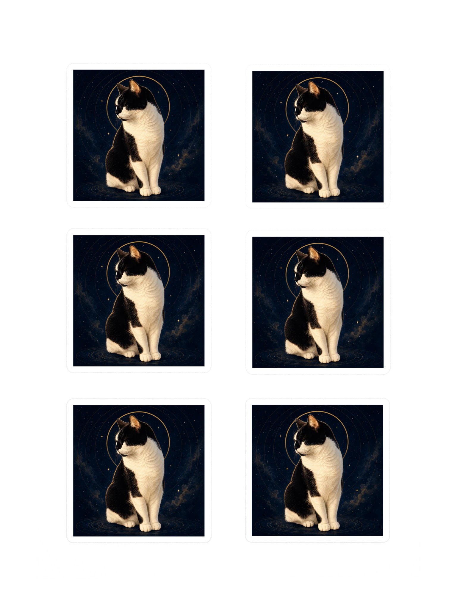 Mister Kitty Cosmic Sticker product image (3)