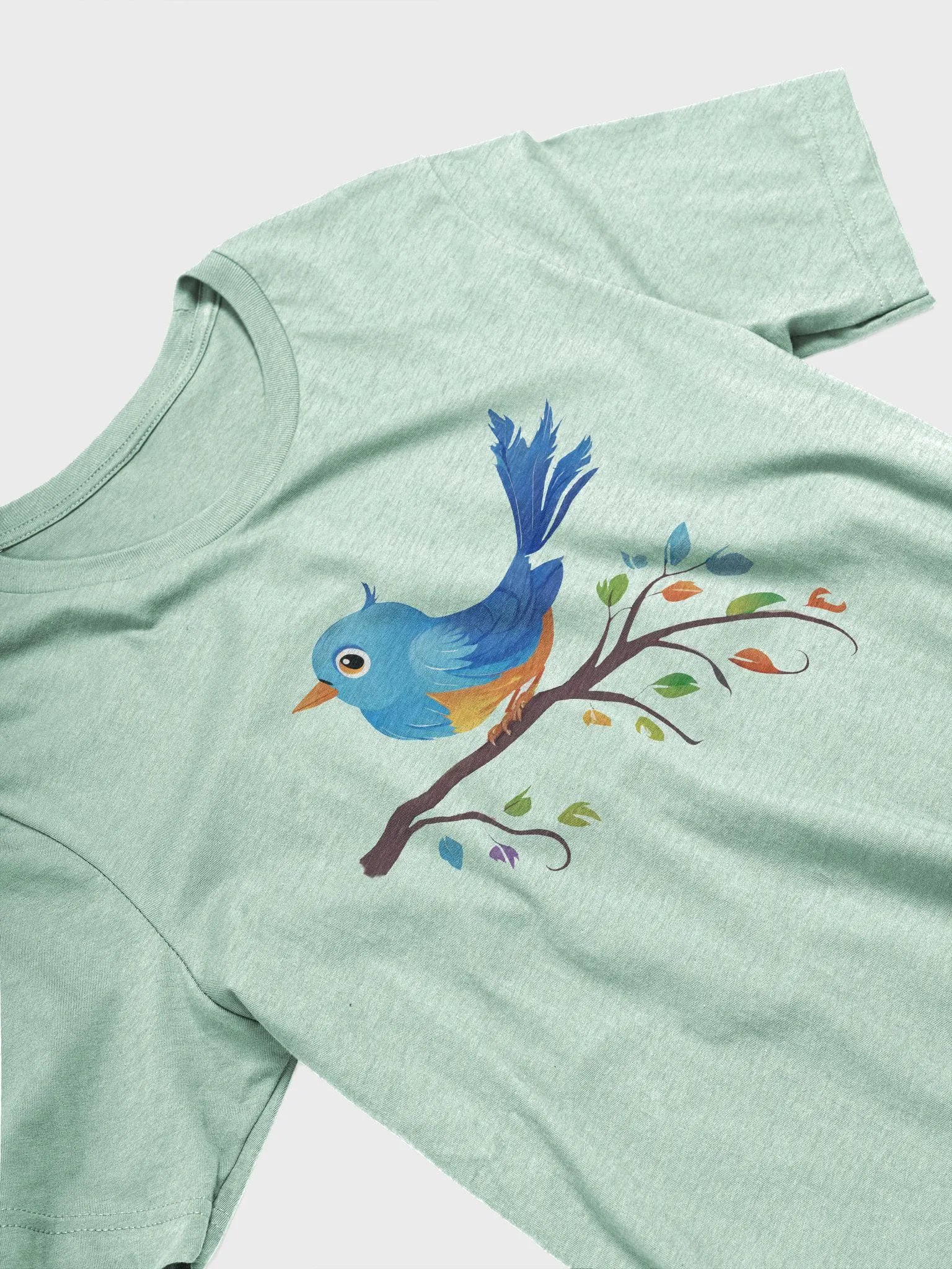 a blue bird sitting on a branch product image (3)
