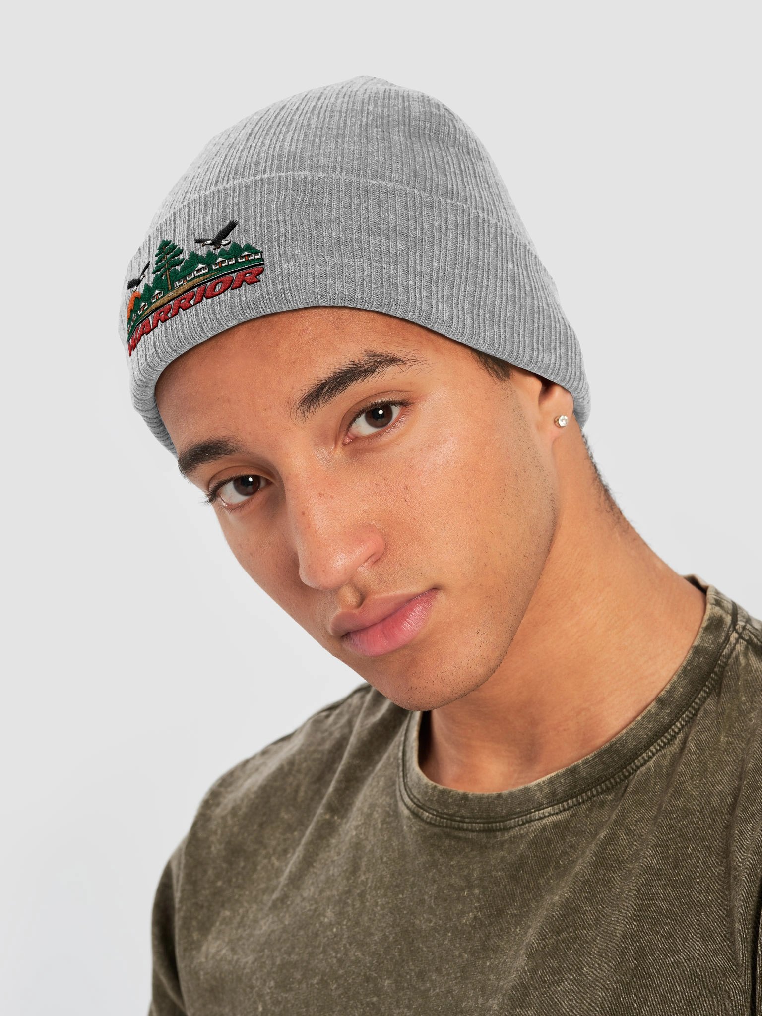 Warrior Regular Beanie (Gray) product image (3)