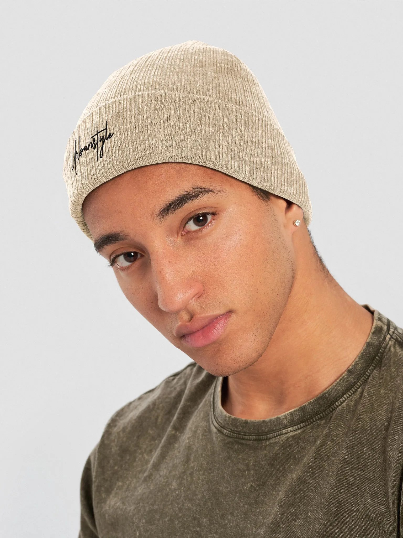 Eco-Friendly Ribbed Knit Beanie product image (3)