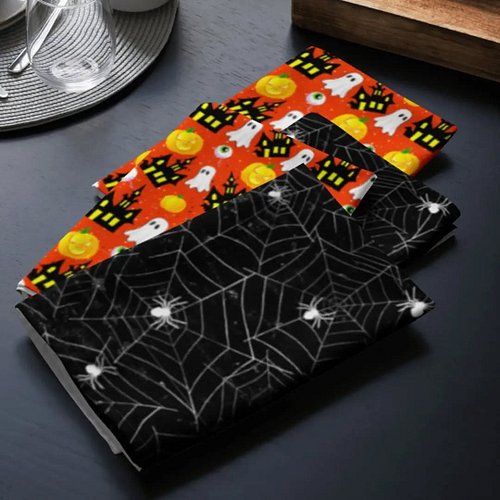 We have these Halloween themed Cloth Napkins just in time for Spooky Season! 

This is set 1 (we also have a different set av...
