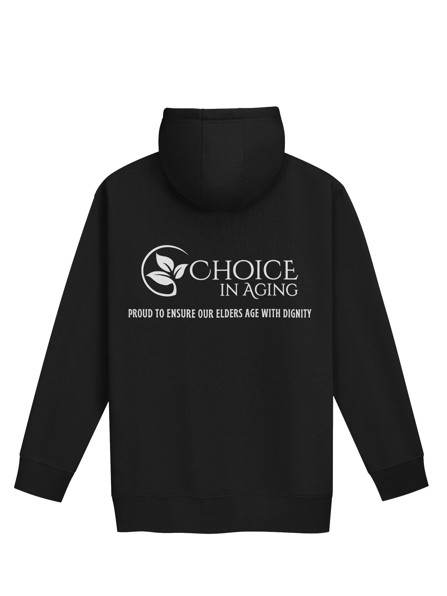 Unisex Premium Hoodie by Cotton Heritage - "Age Out Loud" (Choice in Aging Logo Variant) product image (10)
