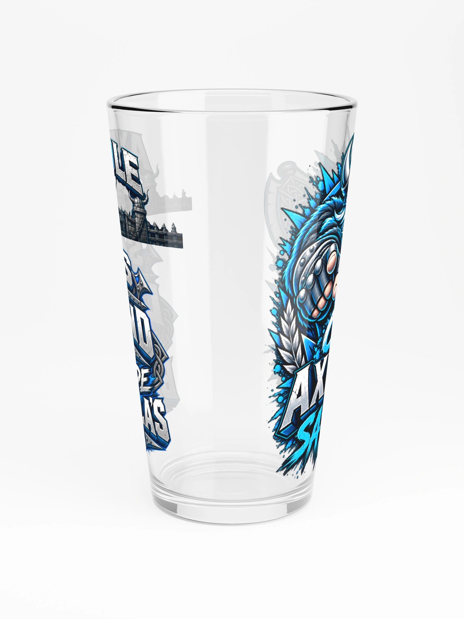 Axeh0le Viking Warrior Shaker Pint Glass product image (6)