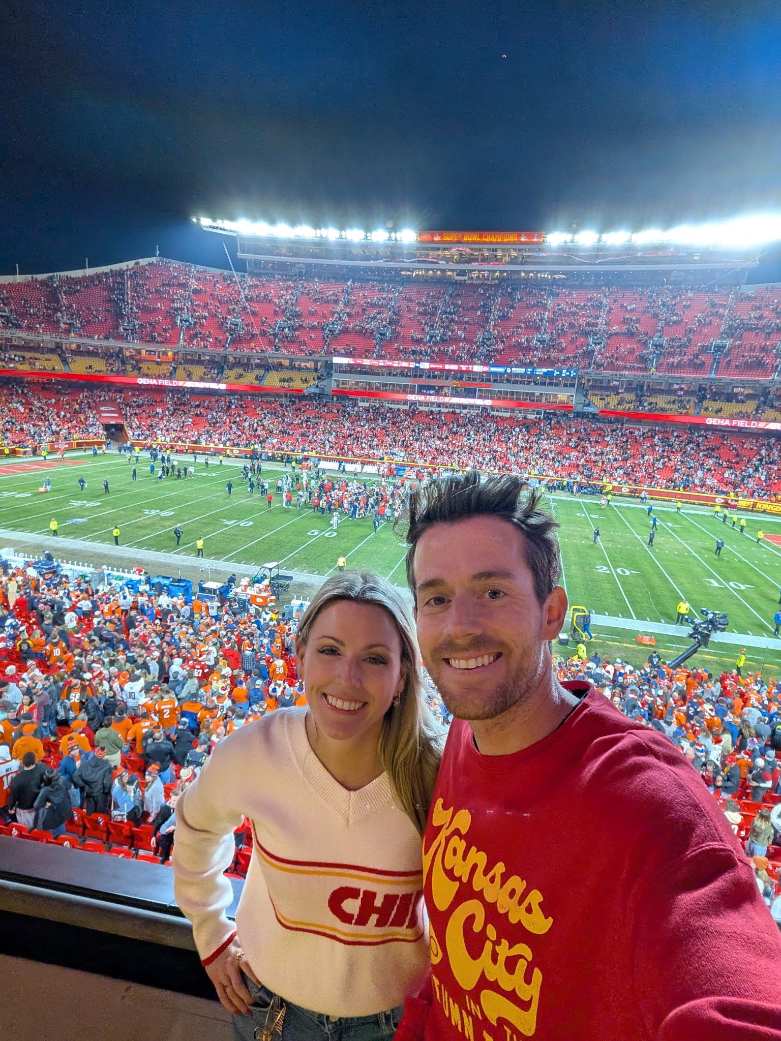 Kansas City in the Autumn Time cozy sweatshirt (Chiefs colors) product image (3)