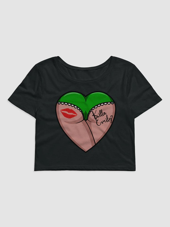 GREEN KILLA EMMY HEART BUTT CROP TOP product image (1)