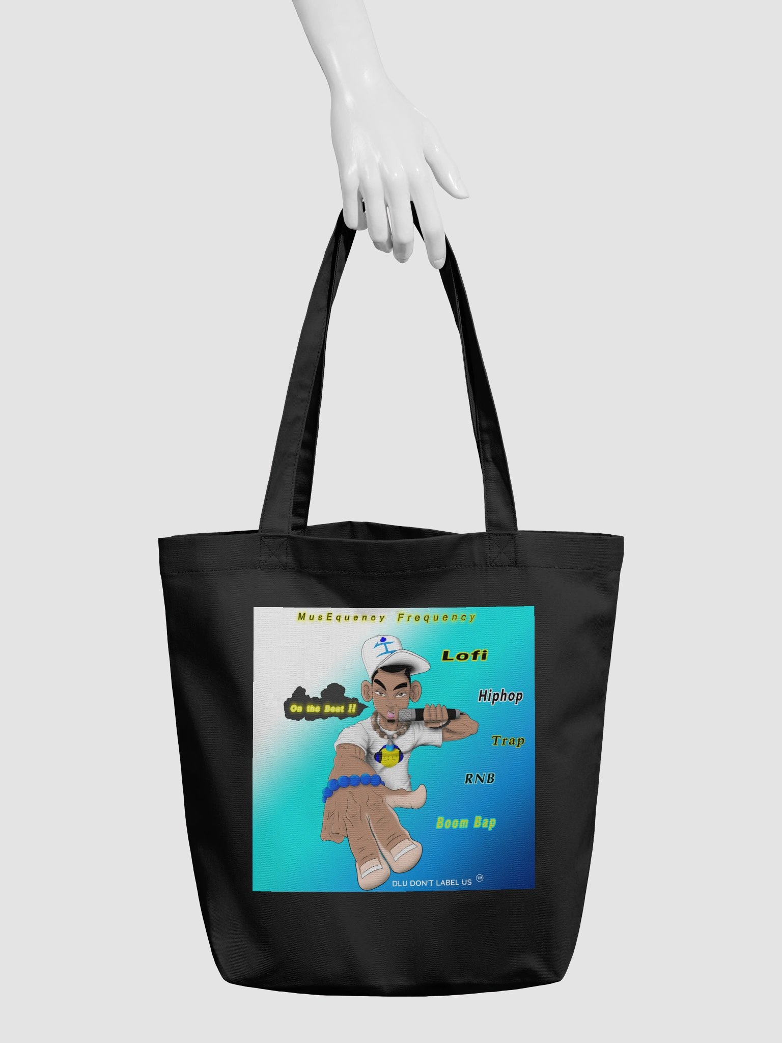 DLU DON’T LABEL US® MusEuquency Frequency Tote Bag product image (3)