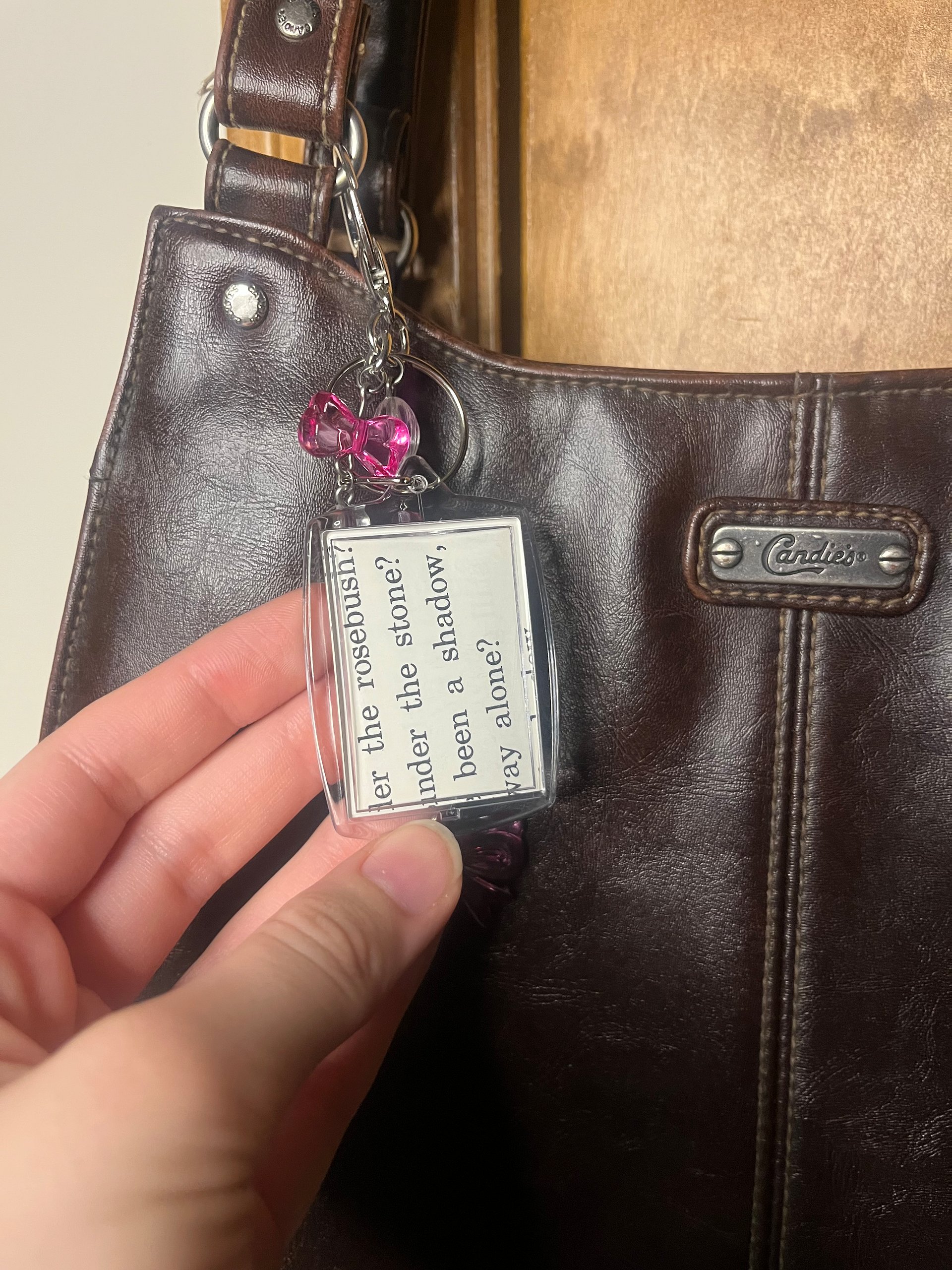 Twin Roses Deluxe Bag Charm product image (3)