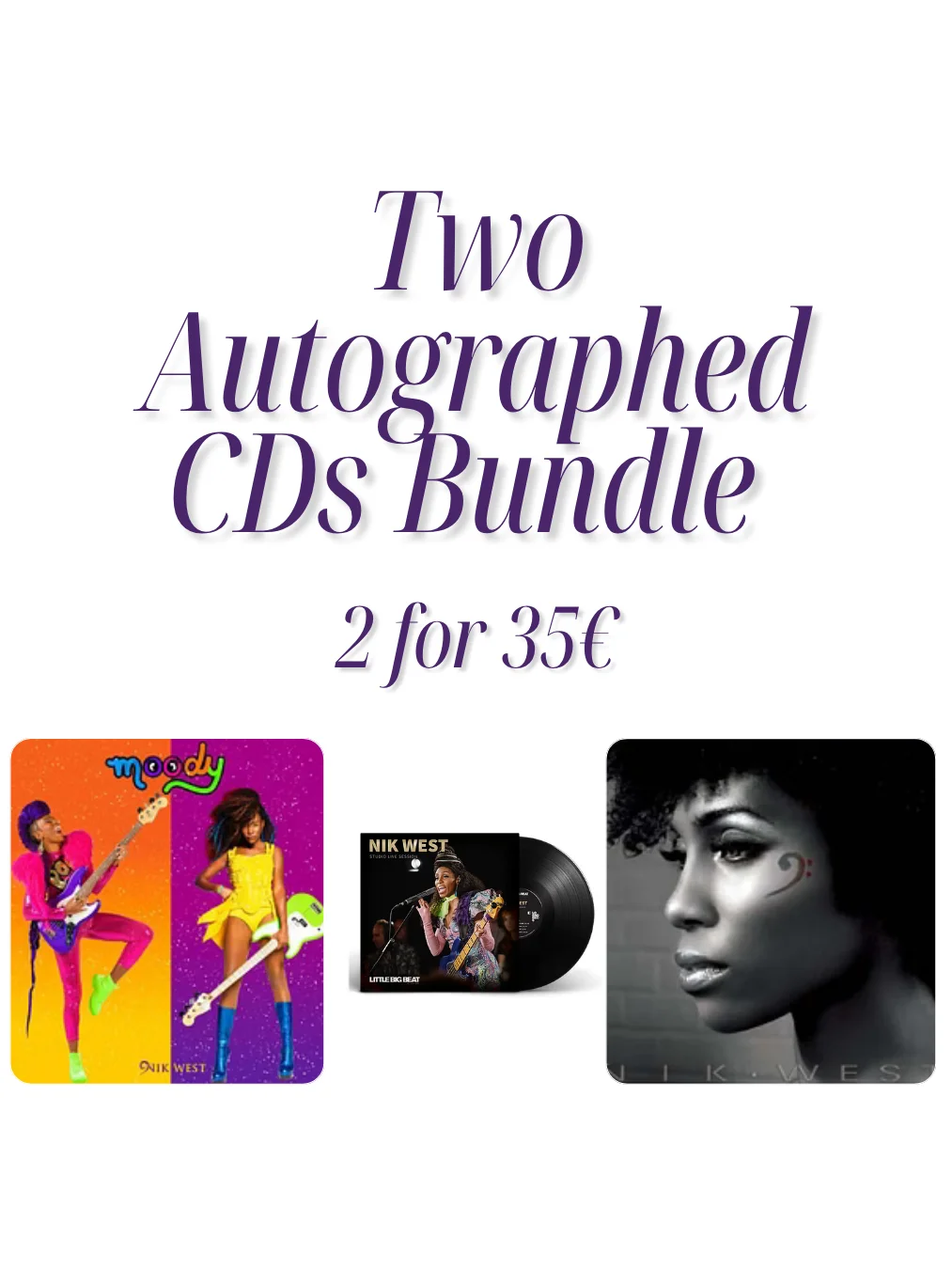 Two Autographed CDs Bundle product image (1)