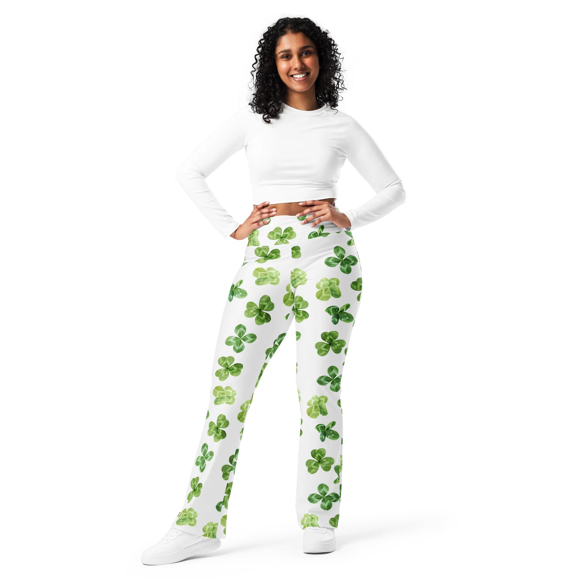 Barry Grady 'Lucky Clover' Flare Leggings product image (10)
