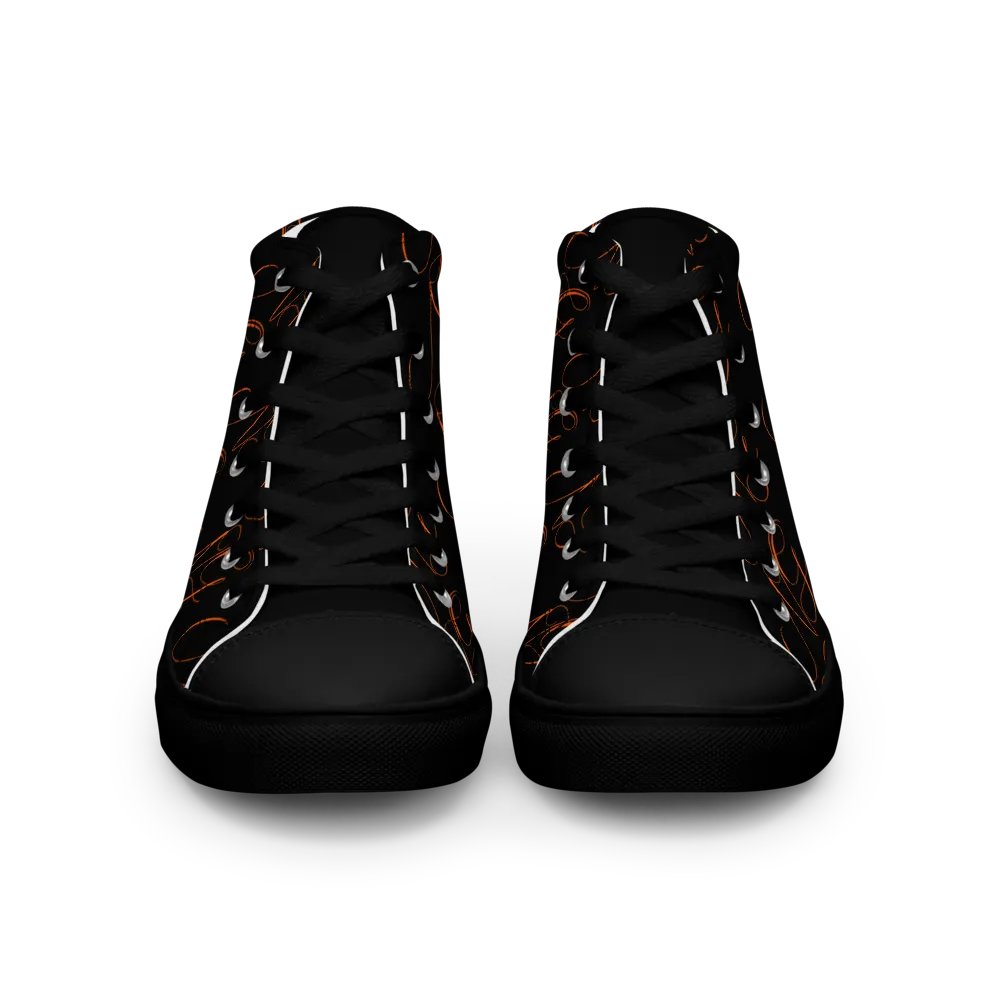 Ng text Men's High Tops product image (4)