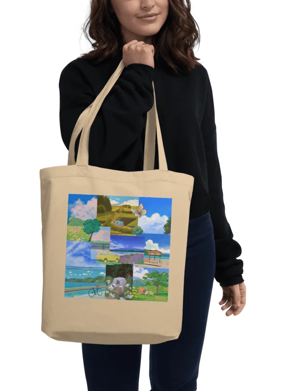 Screencap of Peace Tote Bag product image (4)