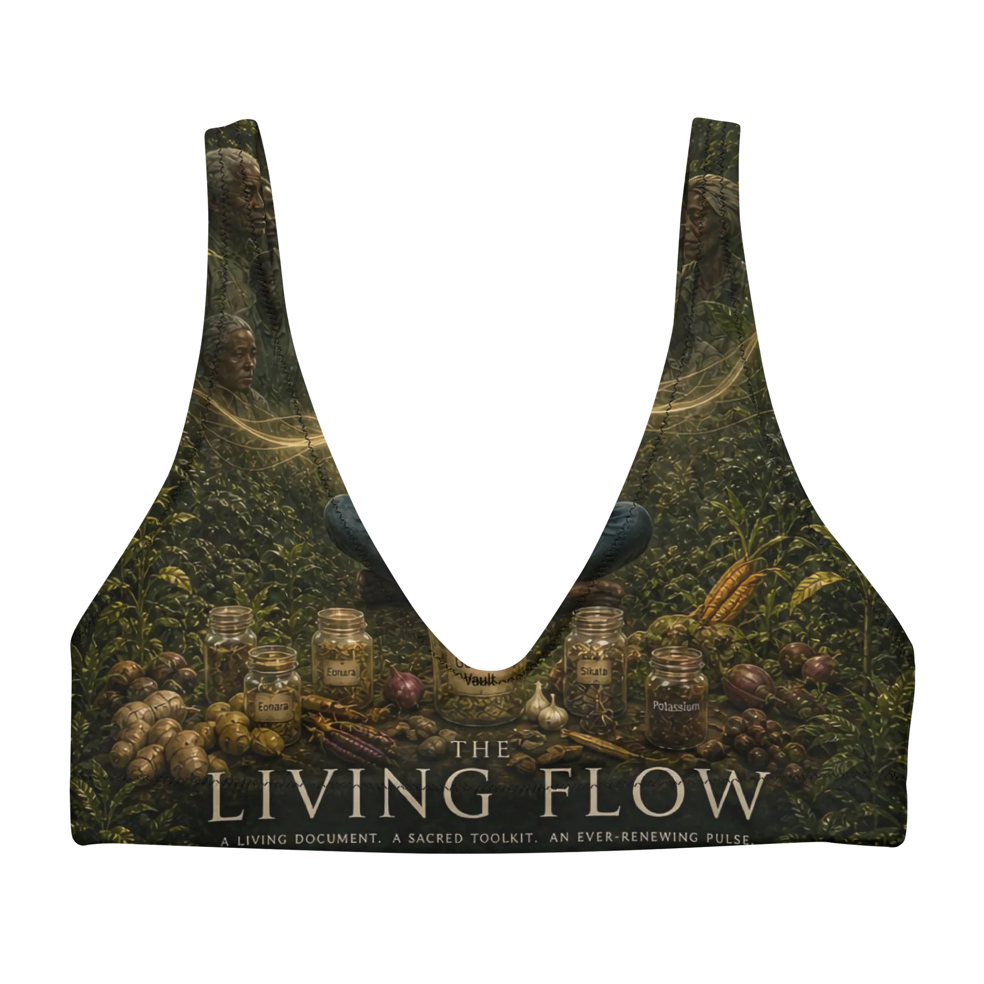 The Living Flow Mystic Forest Bikini Top product image (1)