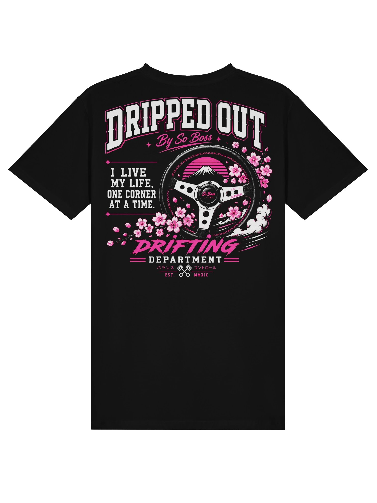 Dripped Out Drifting Department Steering Wheel Tee product image (5)