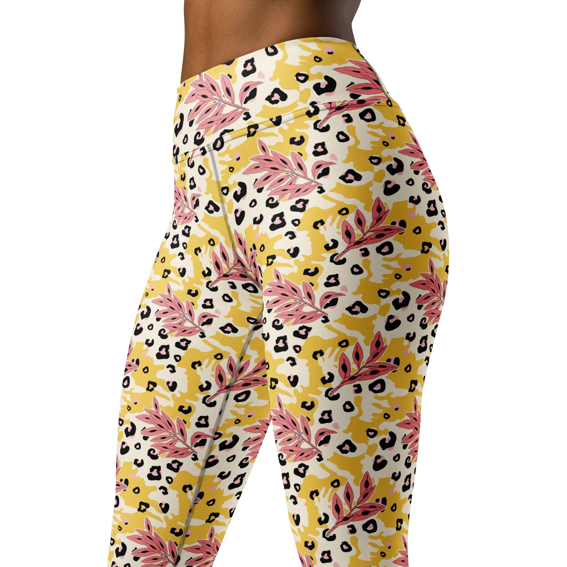 Trendy Leopard Print Yoga Leggings for Comfort and Style product image (4)