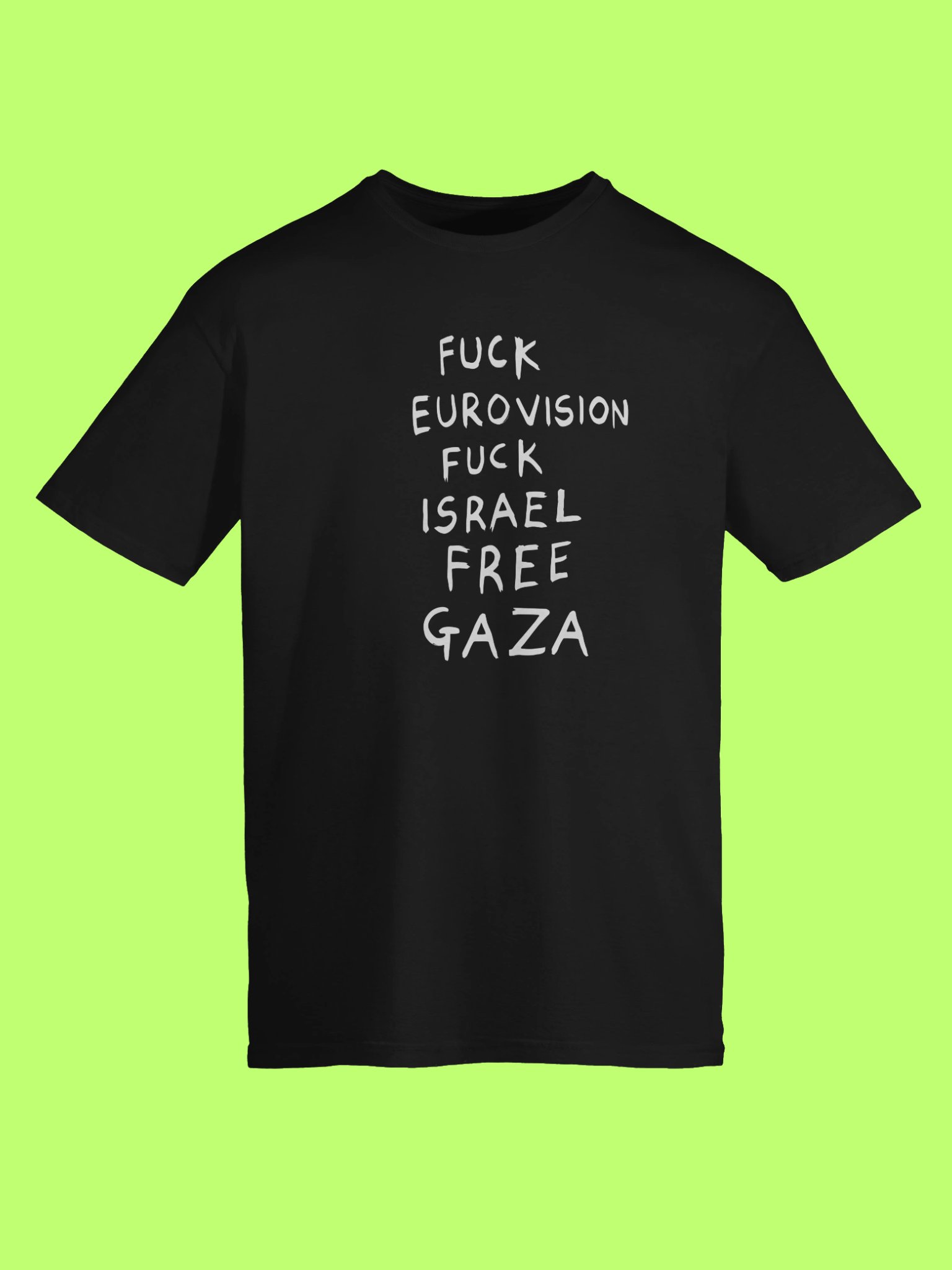Fuck Eurovision Fuck Israel Free Gaza Shirt product image (152)