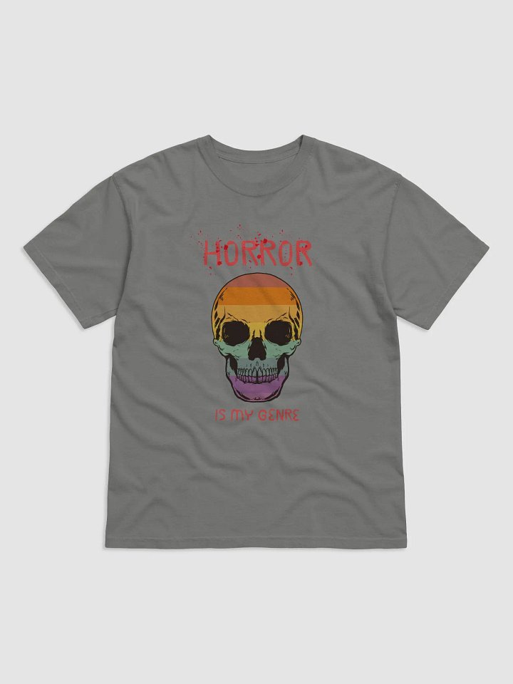 Horror is my Genre Grey T-shirt product image (1)