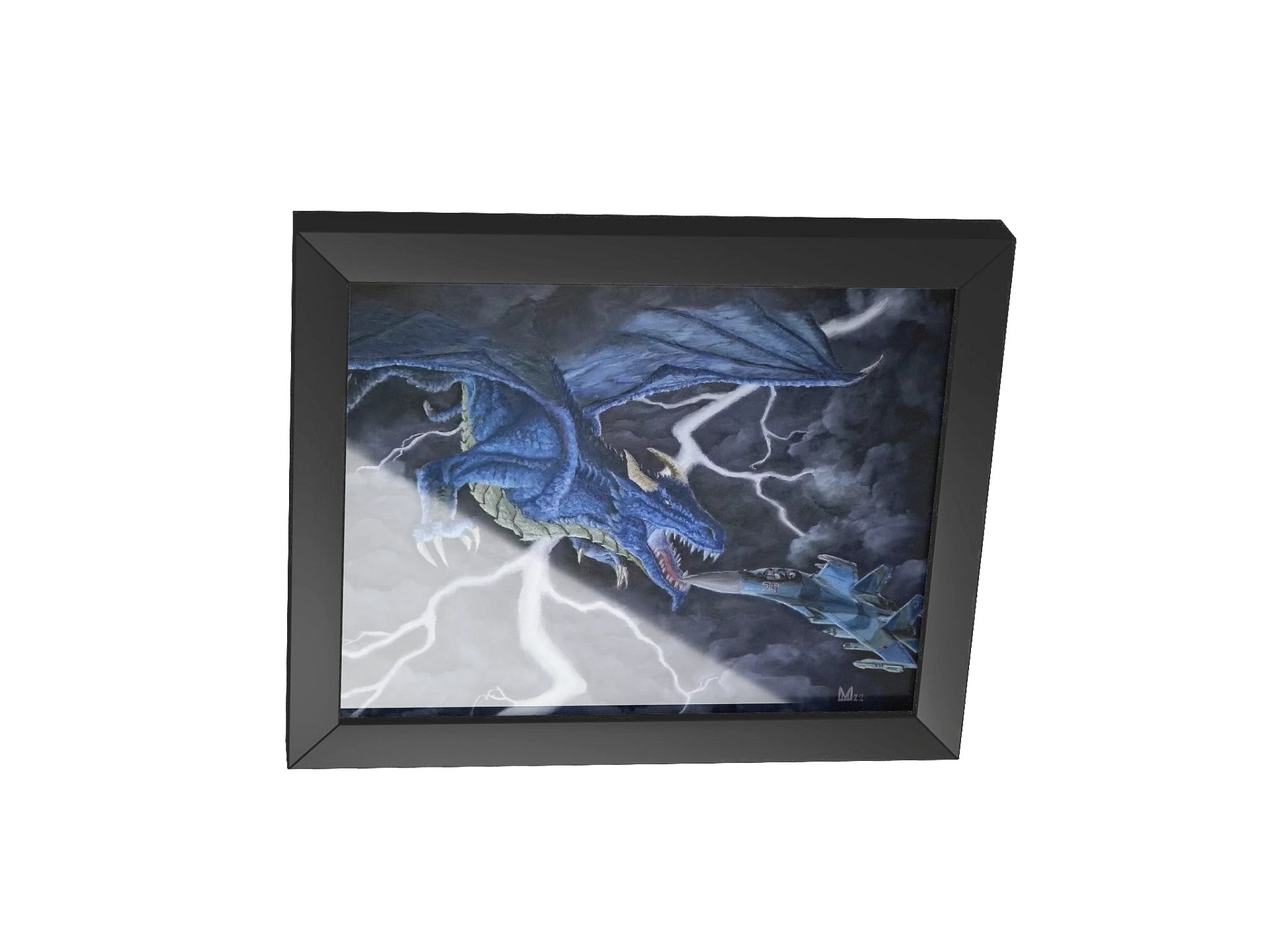Dragon's Wrath - Framed Premium Matte Print product image (3)