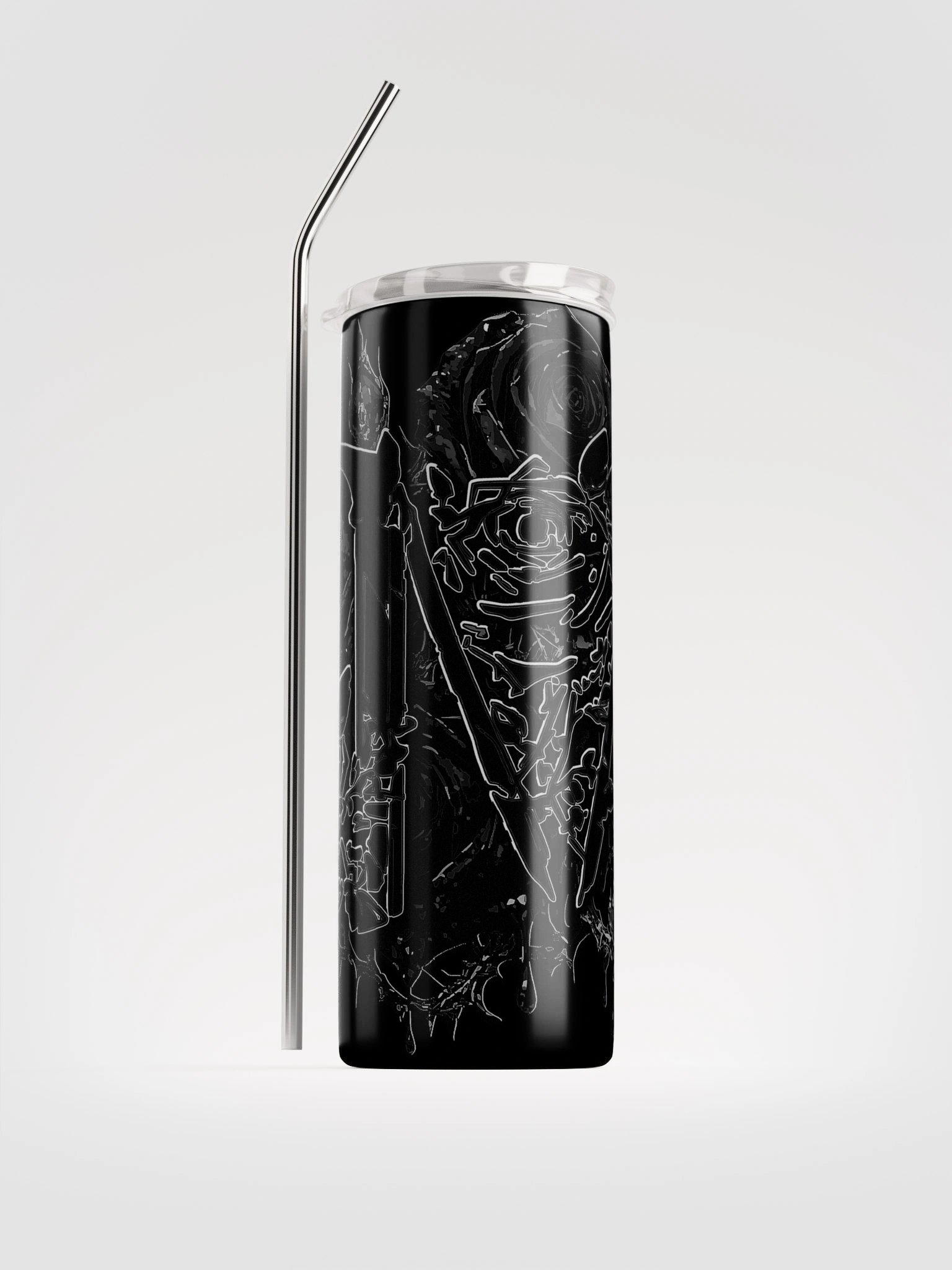 THE DIRE MANOR® — OBSIDIAN ROSE TUMBLER product image (1)