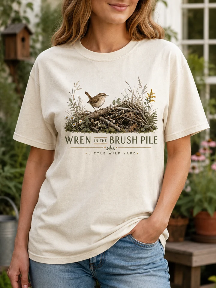 Wren in the Brush Pile T-shirt product image (2)
