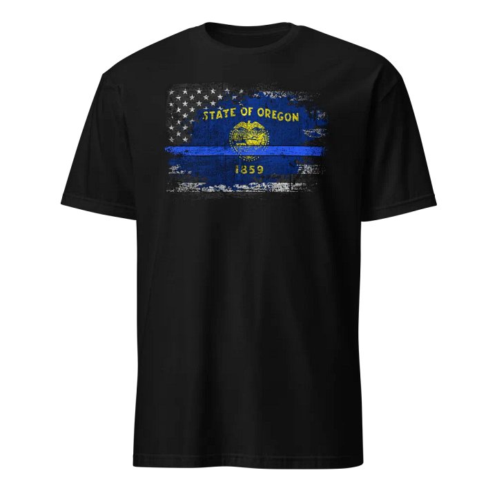 Oregon Thin Blue Line Flag product image (1)