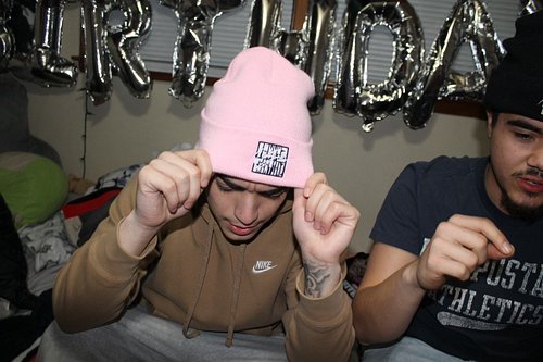 The pink logo beanie is for those that bring the life to the party

#hat #clothing #newyear #art #artcollection