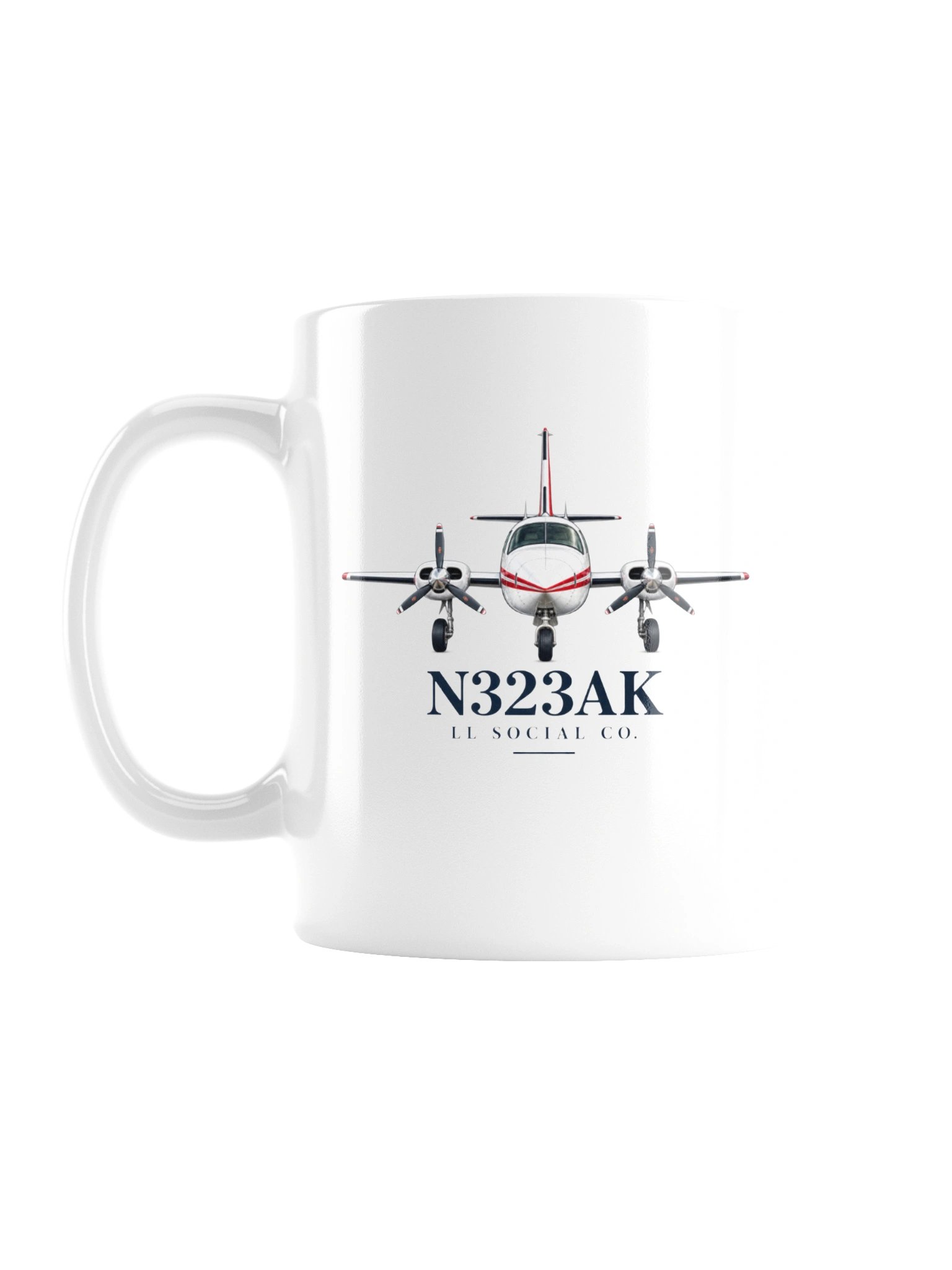 LL Social Co. N323AK Aerostar Mug product image (1)