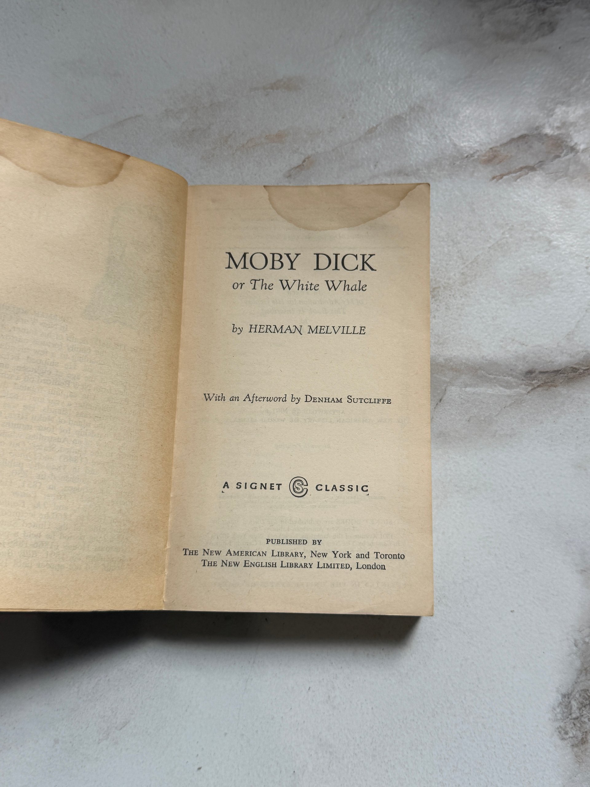 1980 Moby-Dick | Herman Melville | Signet Classic Paperback product image (3)