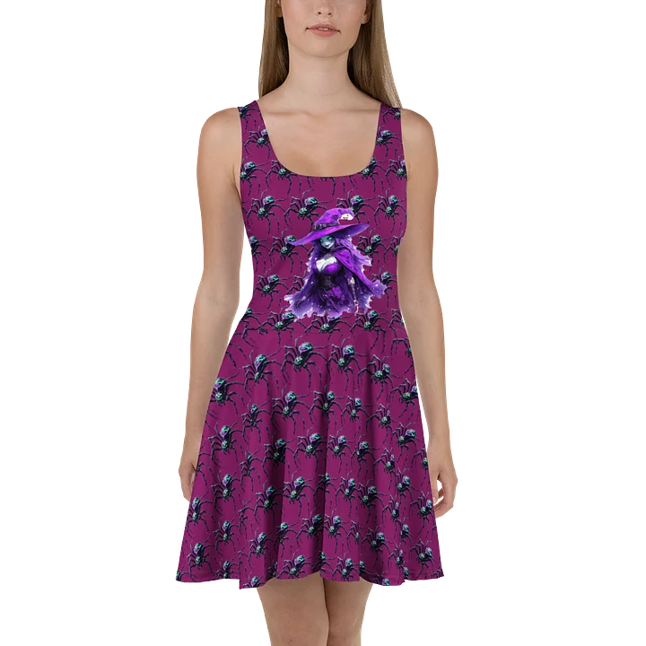 Witchy Spiderweb Skater Dress product image (2)