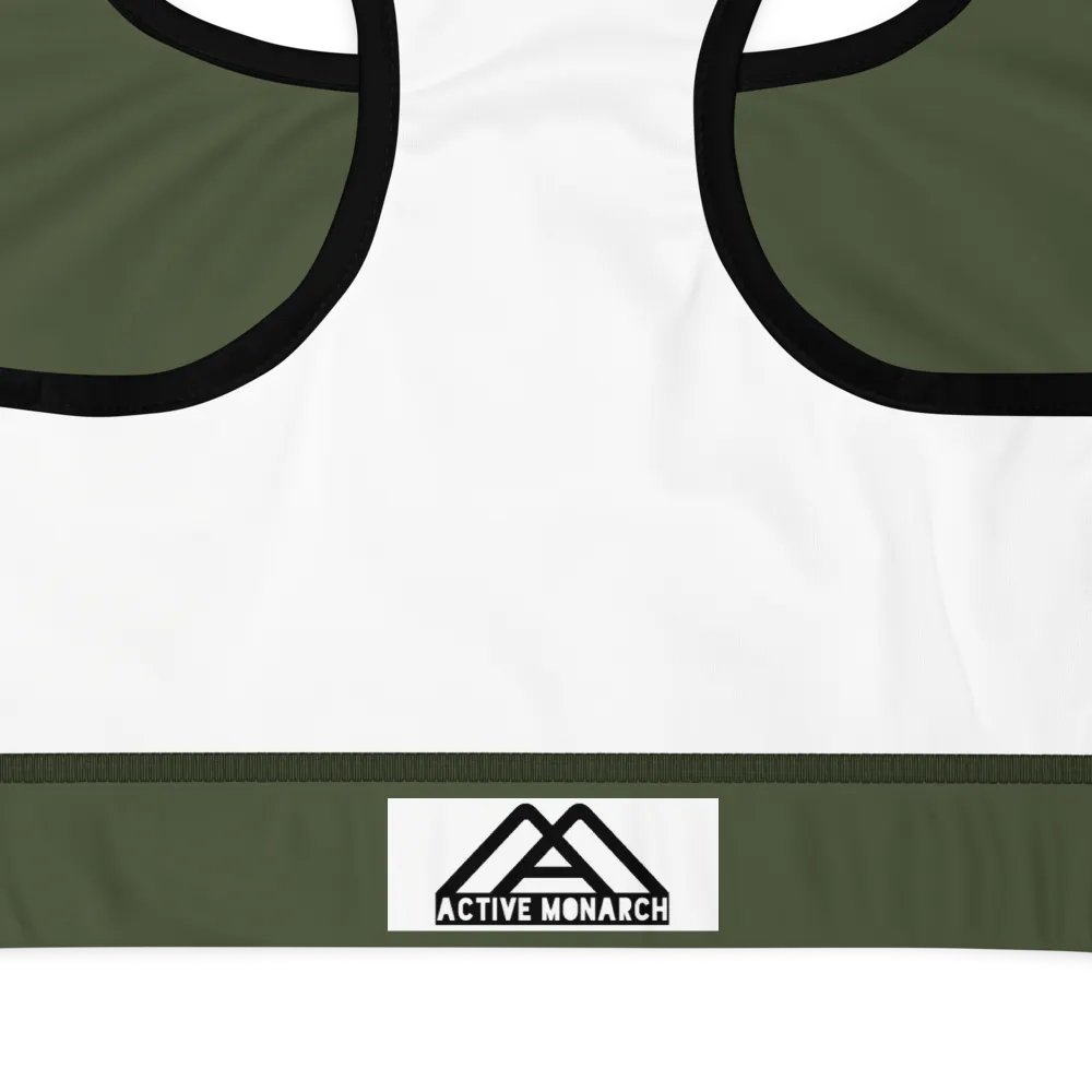 Olive Padded Sports Bra product image (10)