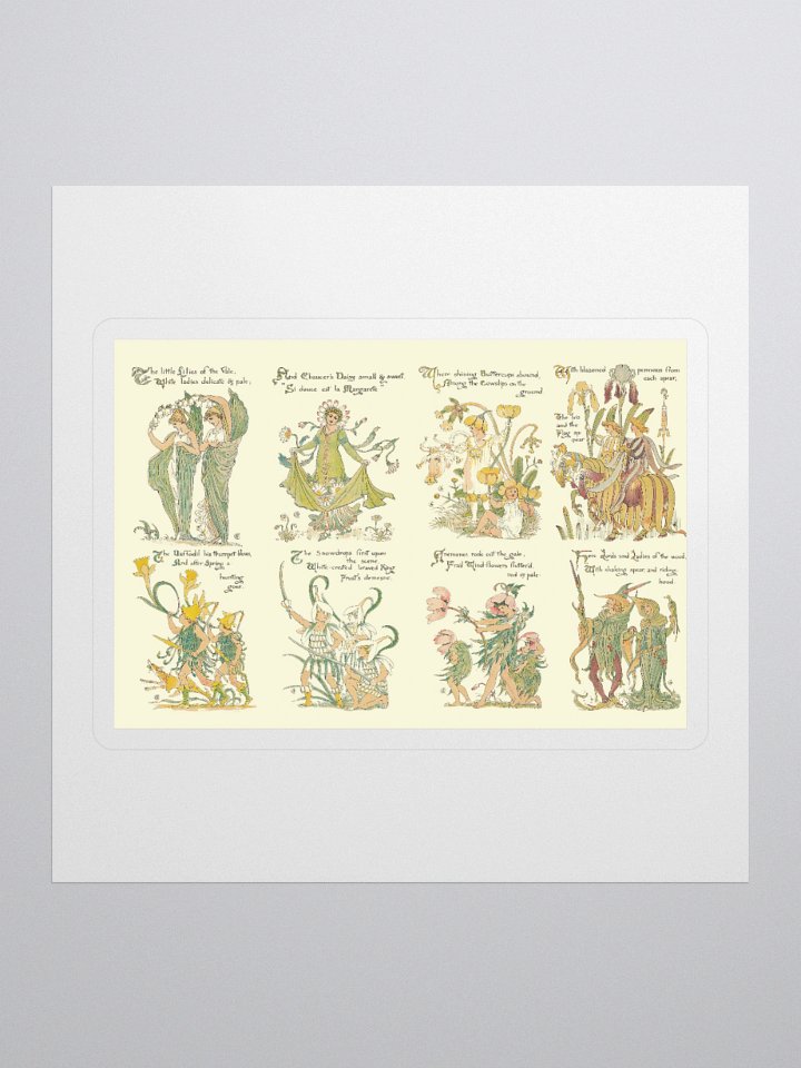 Flora’s Feast Vintage Botanical Sticker – Reimagined by Dr. Mac Garden Style product image (1)