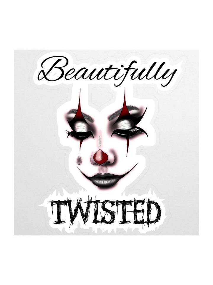 Beautifully Twisted Kiss-Cut Stickers - With Words product image (3)