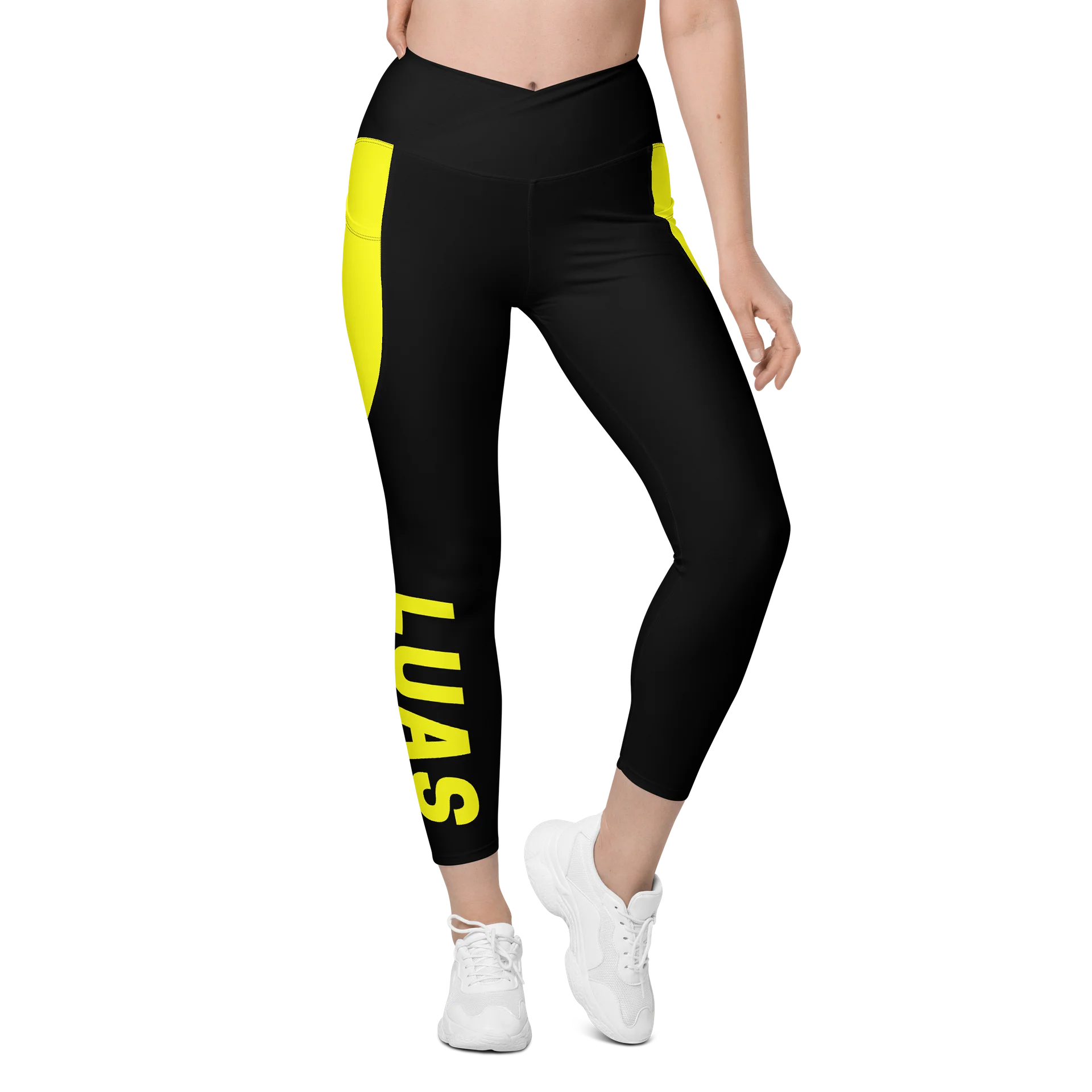 Luas | Crossover Semi Compression Leggings with Pockets & Sun protection product image (1)