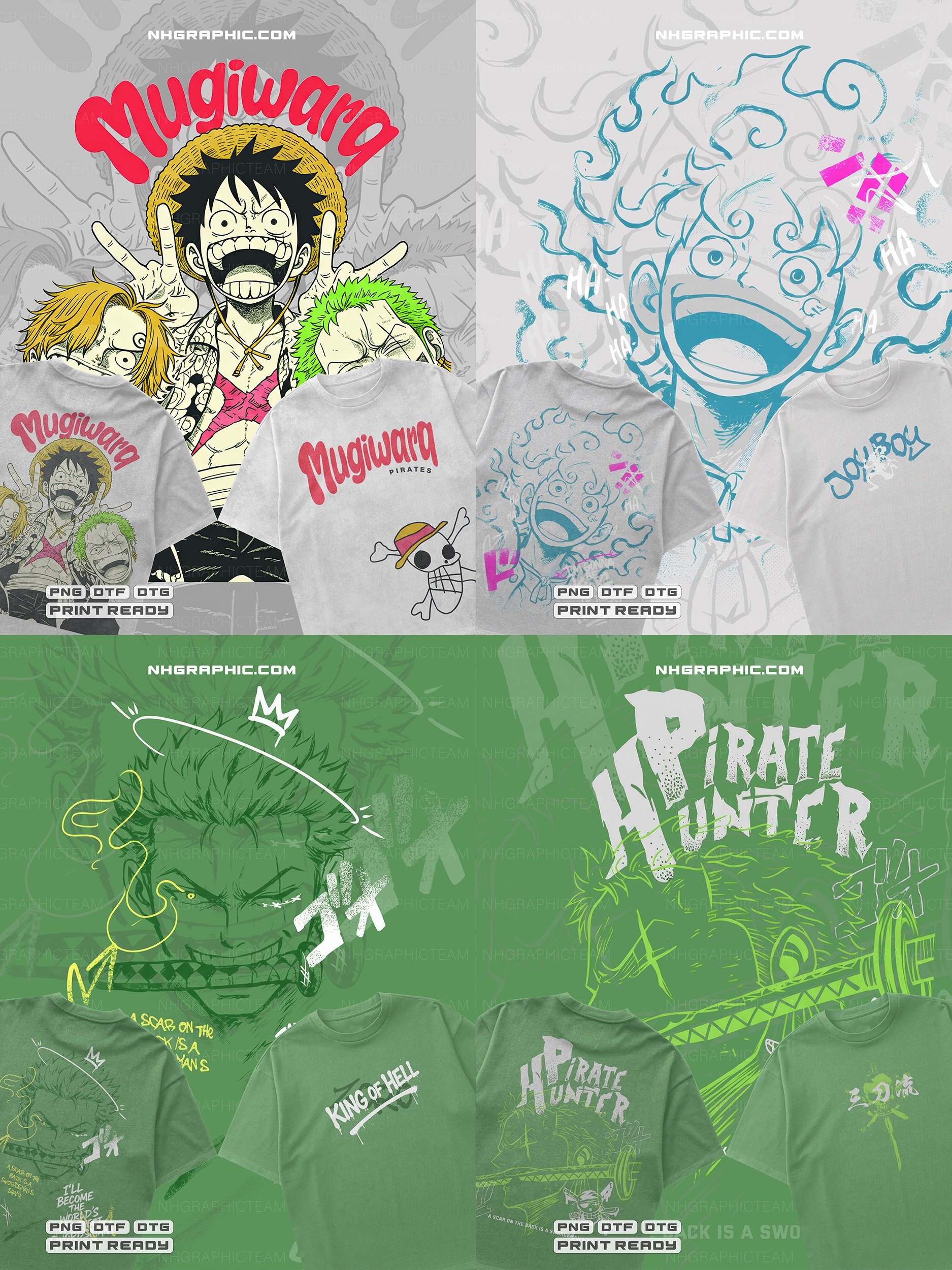 11-Piece One Piece Front & Back PNG Bundle product image (4)